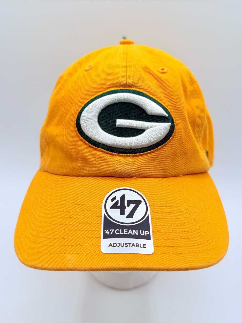 Green Bay Packers ’47 Clean Up Hat Cheddar Yellow NFL Adjustable Cap NWT.READ